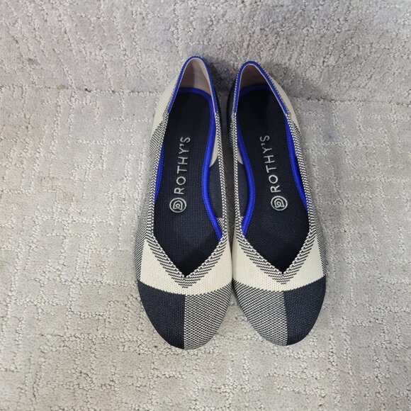 Rothy's The Flat Captoe Black Round Toe Shoes Women's Size US 6, 8 - Picture 10 of 12